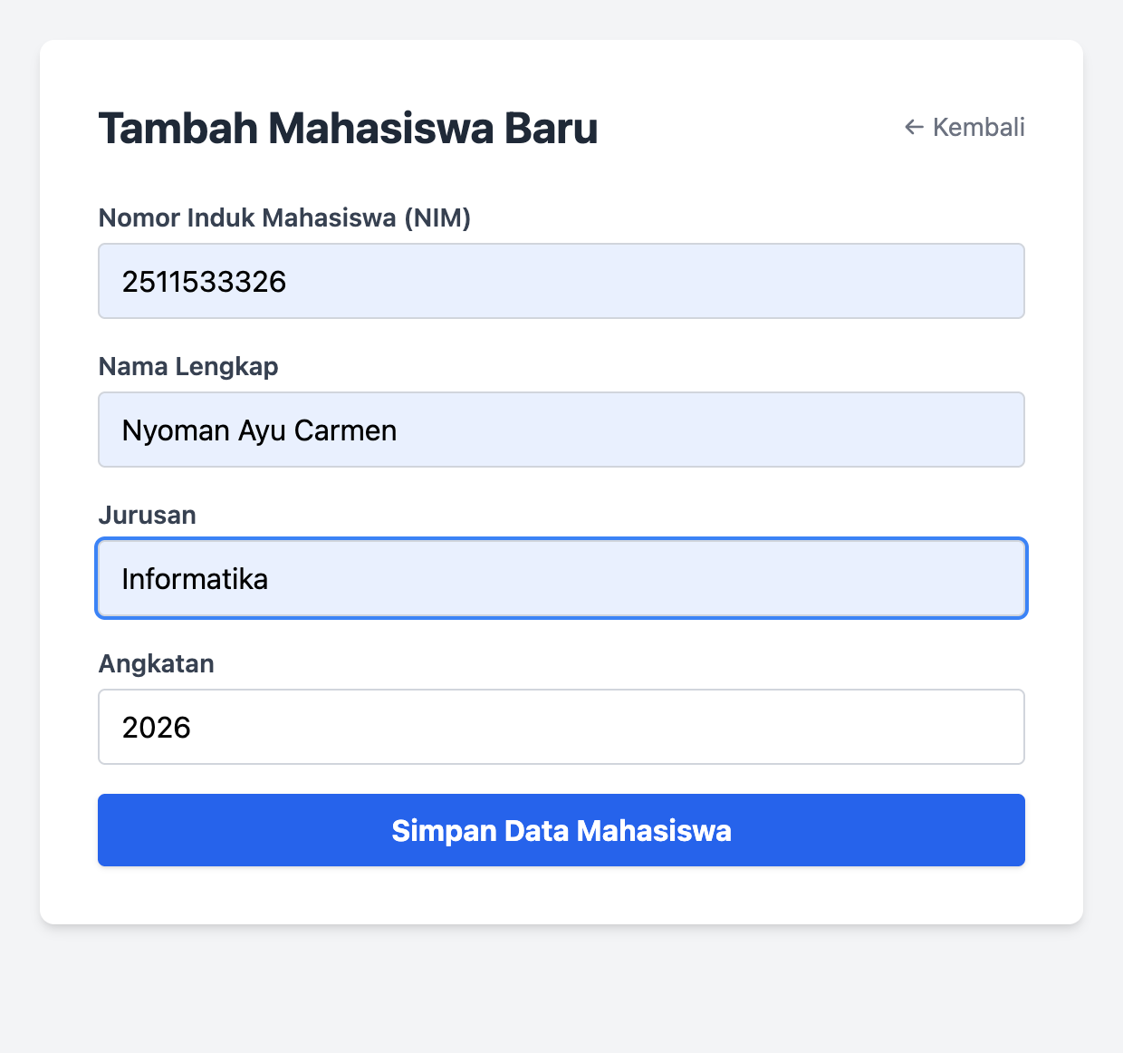 Student Browser