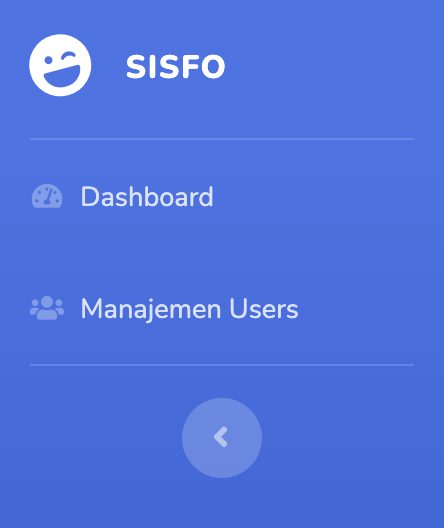 Halaman Daftar Manajemen Users