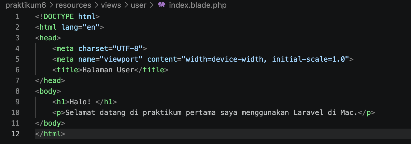 Laravel Setup